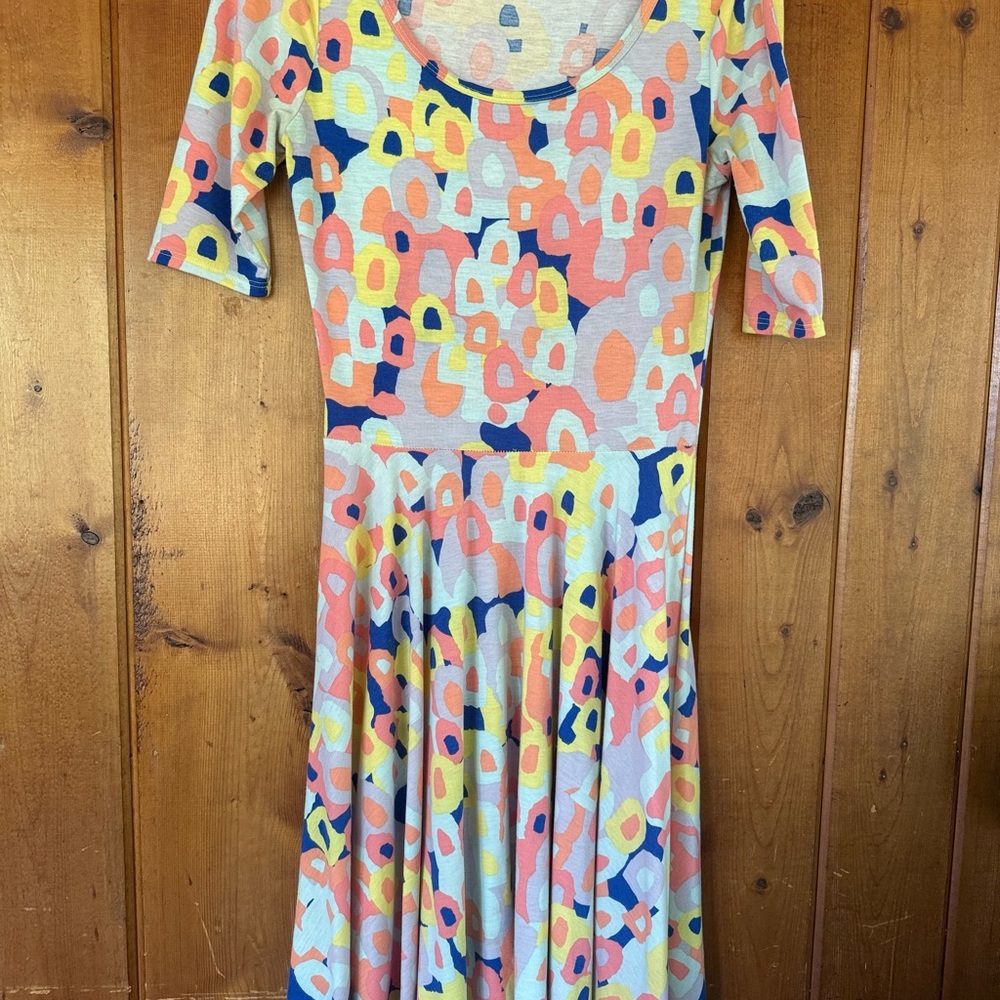 Colorful Patterned LuLaRoe Dress